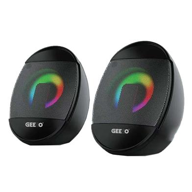 Geeoo USB-1 RGB Lighting USB Powered Wired Speaker image