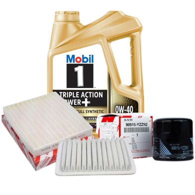General Service Combo for NISSAN - Engine Oil, AC Filter, Air Filter, Oil Filter image