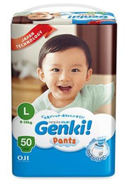 Genki Pant Diaper L 50 Pcs 9 14 Genki Rokomari