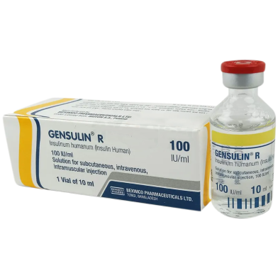 Gensulin R 100 IU Per ml SC Injection 10ml Vial image