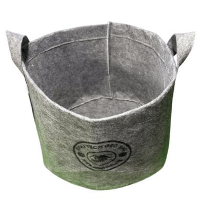 Geo Fabric Grow Bags | High Quality Geo Grow Bag | Gray – 600GSM | Special Size- 2=14x14 Inch image