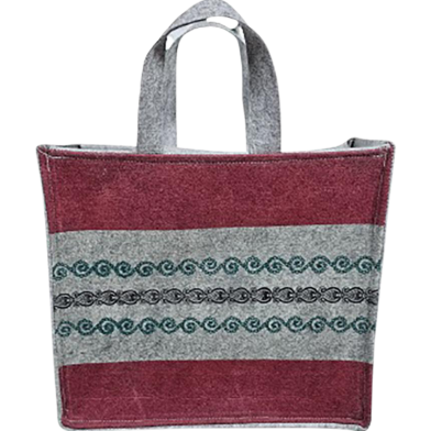 Geo Fabrics Shopping Bag | Medium Bag- 14x12x6 Inch image