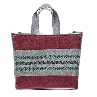 Geo Fabrics Shopping Bag | Small Bag- 12x10x6 Inch image
