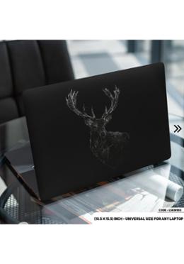 DDecorator Geometry Shape Deer With Horn Laptop Sticker image