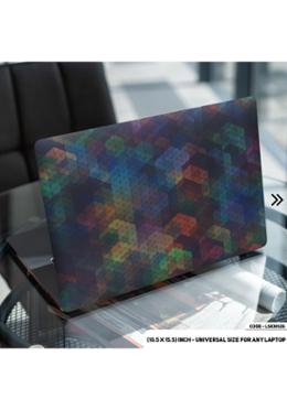 DDecorator Geometric Shape Seamless Pattern Laptop Sticker image