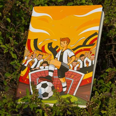 Germany World Cup Football Team Notebook image