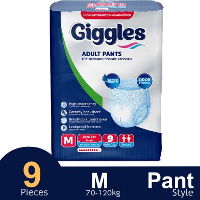 Giggles Adult Pants Medium 9 Pcs image