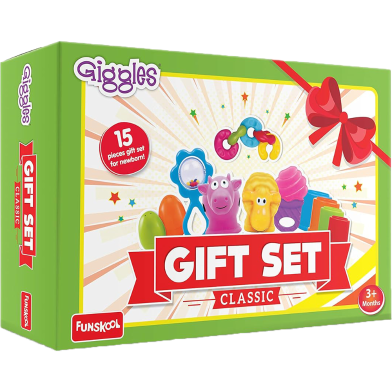 Giggles Gift Set Classi Multicolour Baby Toy Gift Set for New Born image