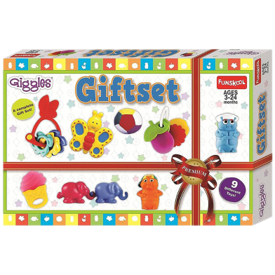 Giggles Plastic Gift Set Premium (9 Toys) Multi-Colour image