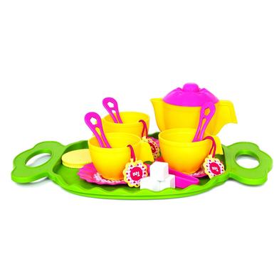 Giggles - Tea Party Set 22 Piece Colourful Pretend and Play Language and Social Skills Role Play image