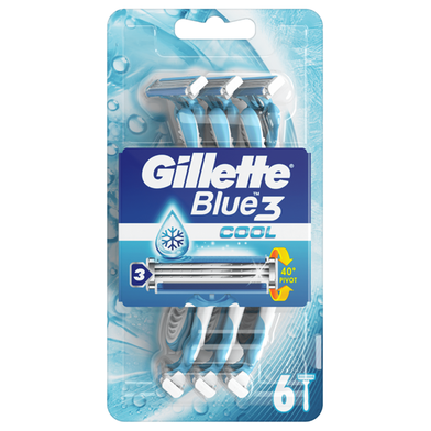 Gillette Blue 3 Cool 6Pcs image