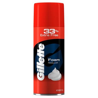 Gillette Classic Regular Pre Shave Foam 418 gm with 33 percent Extra Free image
