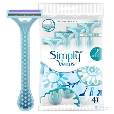 Gillette Simply Venus 2 Disposable 4 Razor For Women image