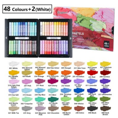  Oil pastels for artists - 48 soft pastels for artists