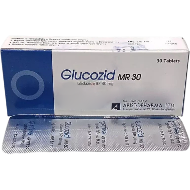 Glucozid MR 30 mg Tablet (Modified Release) 10's Strip image