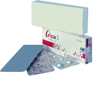 Glyza 5 mg Tablet 10'S Strip image