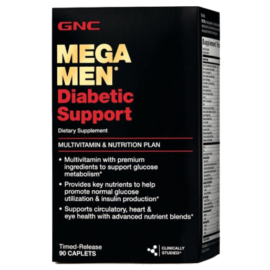 Gnc Mega Men® Diabetic Support – 90 Caplets image