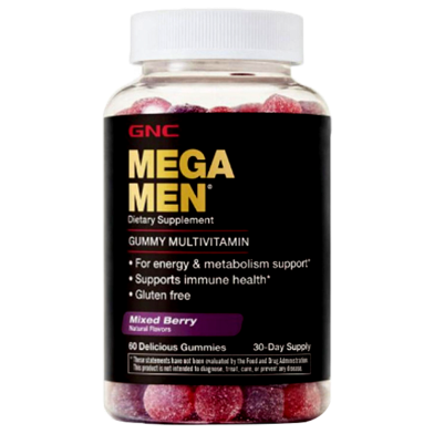 Gnc Mega Men® Gummy Multivitamin Mixed Berry - 60 Gummies image