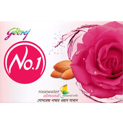 Godrej No.1 Rose Soap 100g image