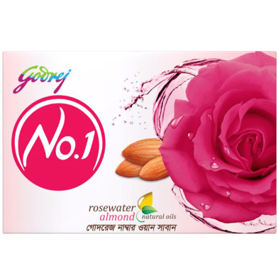 Godrej No.1 Rose Soap 75g image