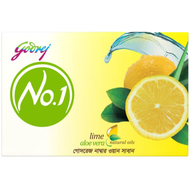 Godrej No.1 Lime Soap 100 gm image