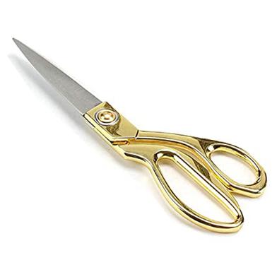 Golden Handle Stainless Steel Tailor Scissors-Medium image