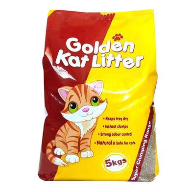 Golden Kat Cleapest Clumping Cat Litter Unscented 5kg image