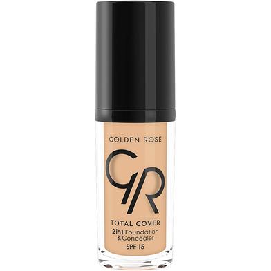 Golden Rose Total Cover 2 in1 Foundation and Concealer image