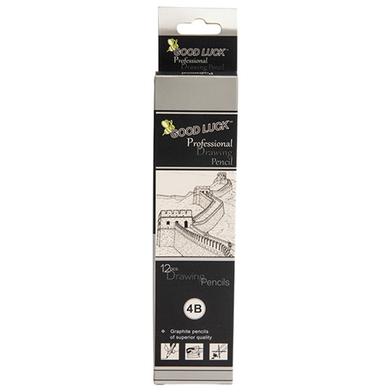 Good Luck Professional Drawing Pencil 4B - 12 Pcs Pack image