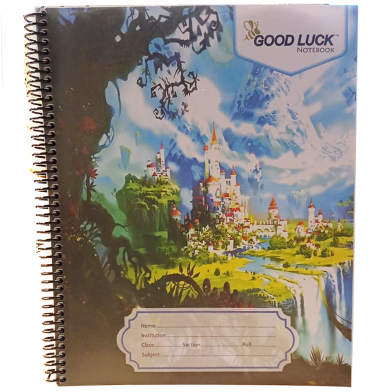 Good Luck Universe Khata - Spiral-300 Page With Margin image