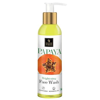 Good Vibes Papaya Brightening Face Wash - 120ml image