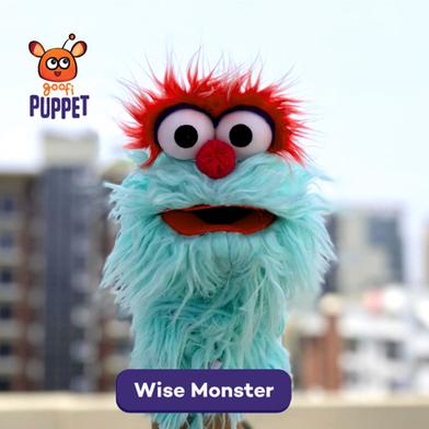 Goofi Hand Puppet- Wise Monster image