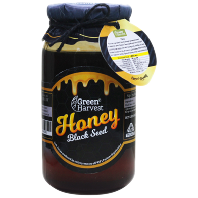 Green Harvest Black Seed Honey (600 gm)- GHHN2002 image