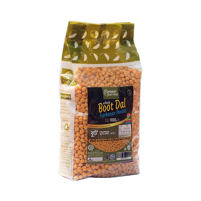 Green Harvest Booter Dal (Whole) Garbanzo Peeled (1000 gm)- GHLT12221 image