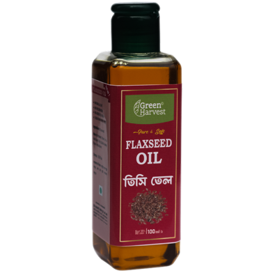 Green Harvest Flaxseed Oil (100 ml)- GHEO5008 image