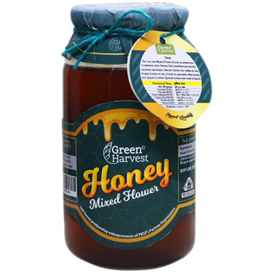 Green Harvest Mixed Flower Honey (600 gm)- GHHN2008 image