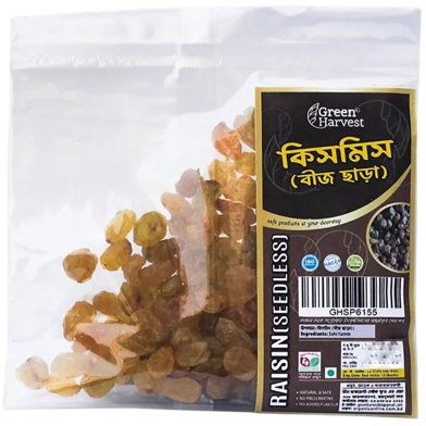 Green Harvest Raisin-Seedless 100 gm image