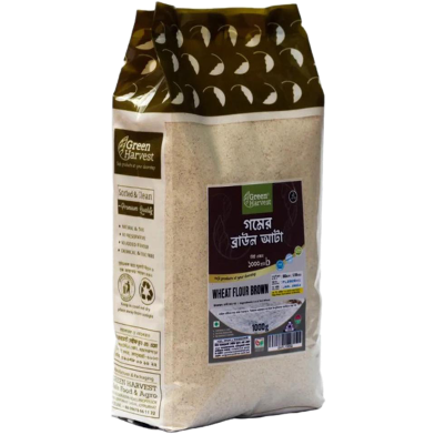 Green Harvest Wheat Flour (Brown) (1000 gm)- GHFL13002 image