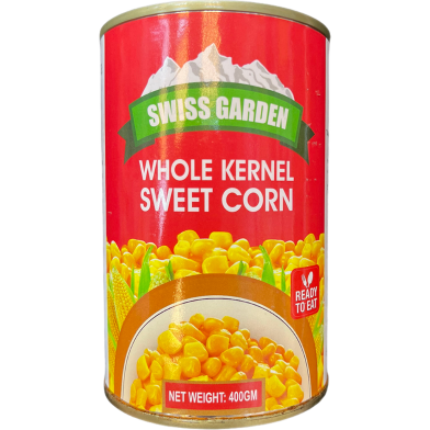 Green Swiss Garden Whole Kernel Sweet Corn Can 400gm image