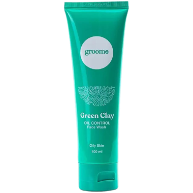 Groome Green Clay Oil Control Face Wash - 100ml image