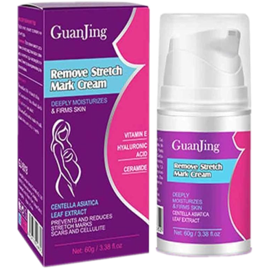 Guanjing Remove Stretch Mark Cream 60gm Deeply Moisturizes and Firms Skin Prevents and Reduces Scars and Cellulite image