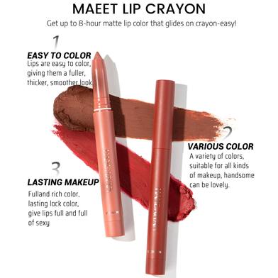 BEAUTY GLAZED Waterproof Matte Lip Liner Pencil For Lips Eyeliner