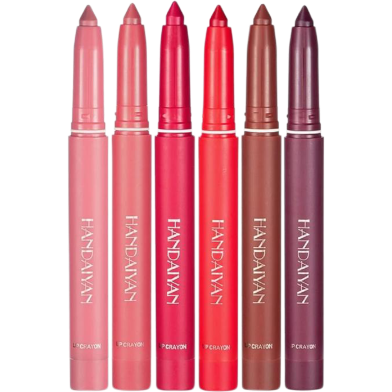 HANDAIYAN 6PCS Lipliner Pencil Lip Makeup Lipstick Pencils Waterproof Lip liner Lady Charming Lip Liner Set-B image