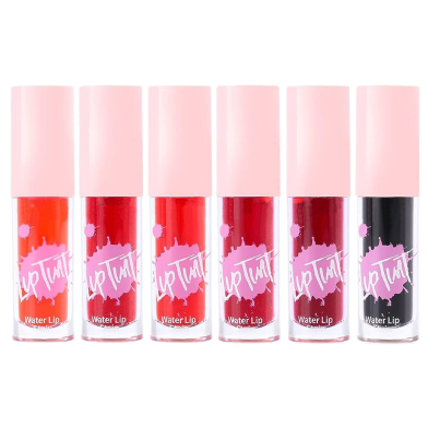 HANDAIYAN 6 Colors Moisturizer Lip Tint Waterproof Dual-use Non-Stick Cup Natural Lips Cheeks Liquid Lipstick Blush Velvet Matte Lip Gloss image