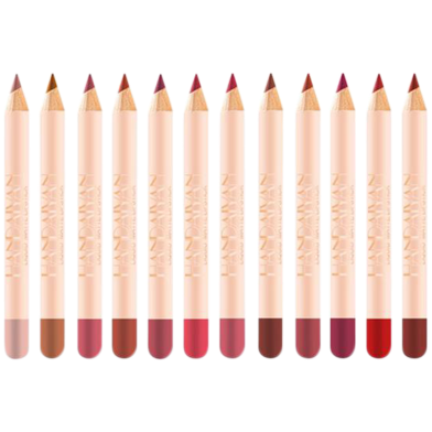 HANDAIYAN Matte Lipstick Lip Line Pencil Set-12pcs image