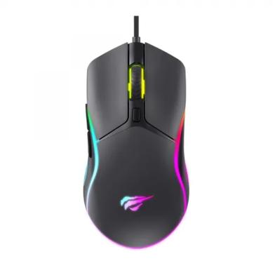 HAVIT MS1029 Game Note Rgb Backlit Usb Gaming Mouse-Black image