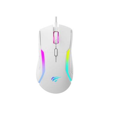 HAVIT MS1033 RGB Backlit Programmable Gaming Mouse White image