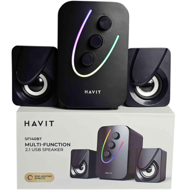 HAVIT SF140BT Bluetooth Multi Function RGB USB Speaker image