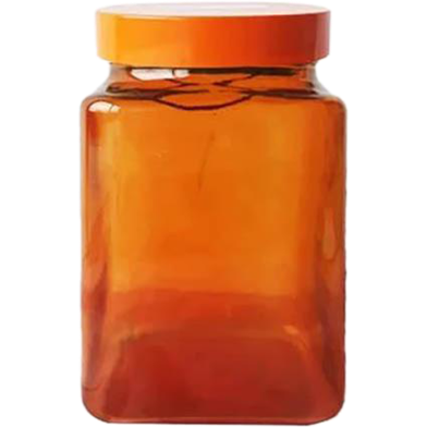 HEREVIN Colored Square Canister 1.5 Ltr Orange - 147019-000 image