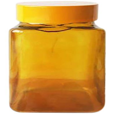 HEREVIN Colored Square Container 2 Litre yellow image